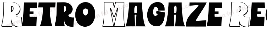 Retro Magaze Regular字体转换